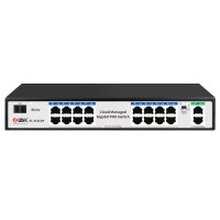 E-Link EL-416CGP Gigabit 16-Port PoE+2Uplink+1SFP Cloud Managed PoE Switch