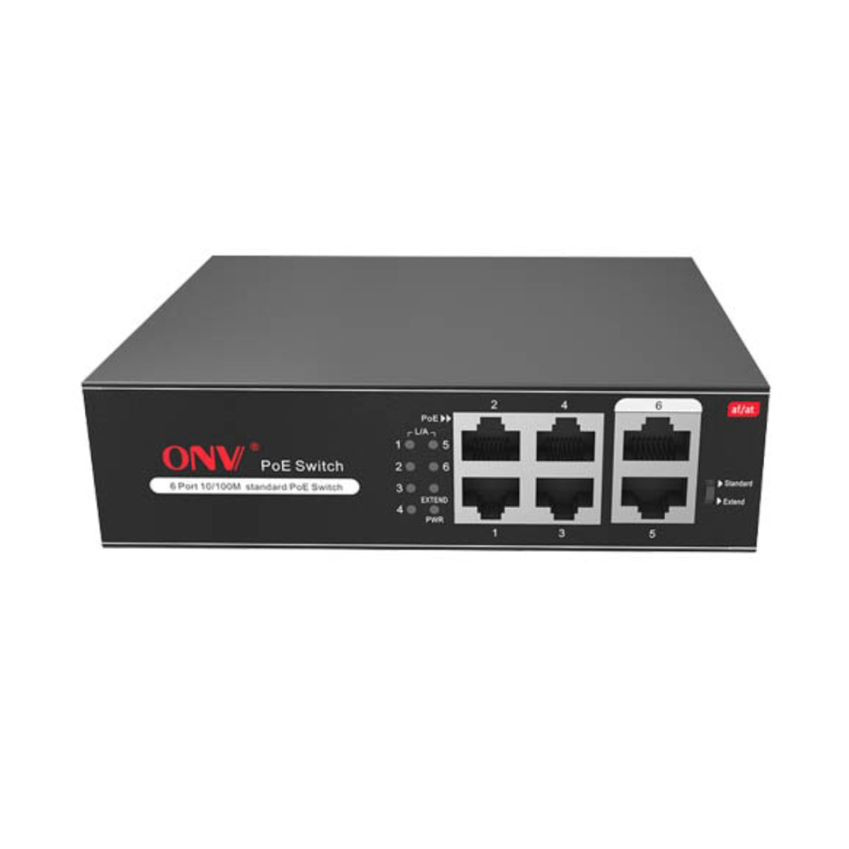 ONV ONV-H1064PLS 6-port 10/100Mbps PoE Switch