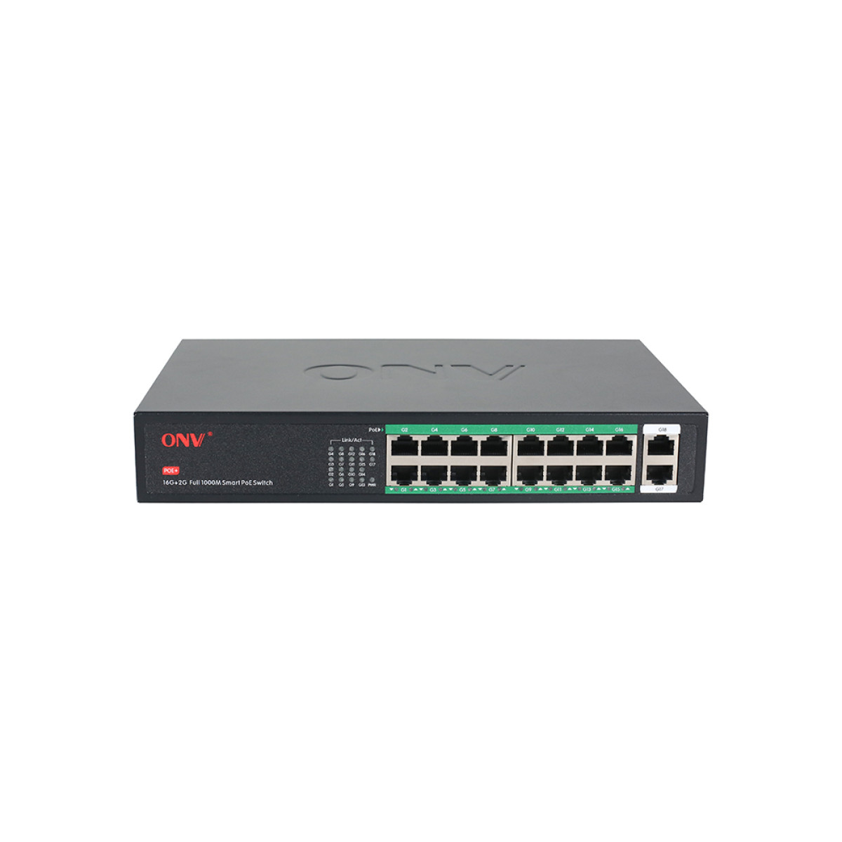 ONV-H3016PS Gigabit 18-port PoE switch